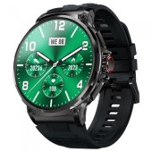 Smartwatch iHunt Watch 12 Titan, Ecran 1.85inch, Apelare Bluetooth, Termometru, Ritm cardiac, Tensiune arteriala, Saturatie Oxigen, Waterproof IP67 (Negru)