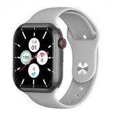 Smartwatch iSEN Watch DM60, negru cu bratara gri silicon, 4G, 2.02 HD, 4GB RAM + 64GB ROM, android 8.1, Bt v4.2, nanoSIM, IP67, 800 mAh