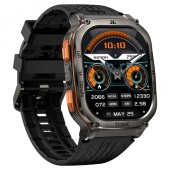 Smartwatch Kospet Tank M3 Ultra Black, 1.96 inch, GPS, Apel Bluetooth, Monitorizare Sanatate, 170+ Moduri Sport