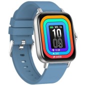 Smartwatch Maxcom Fit FW55, Ecran HD 1.7inch, Bluetooth, Monitorizare Somn, Ritm Cardiac, Waterproof IP67 (Argintiu)