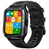 Smartwatch Maxcom FW67 Titan PRO, Bluetooth, Ecran IPS LCD 1.85inch, Monitorizare ritm cardiac, Puls, Oxigen din sange (Negru)