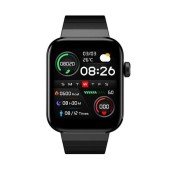 Smartwatch Mibro T1, Bluetooth, Display AMOLED HD 1.6inch, Wateproof 2 ATM, Microfon (Negru)