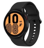 Smartwatch Samsung Galaxy Watch 4 SM-R870, Bratara Cauciuc 44mm, Rezistent la apa si praf (Negru)