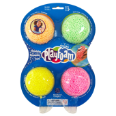 Spuma de modelat cu sclipici Playfoam - Set 4 culori