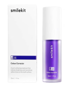 Spuma mov pentru albirea dintilor V34 SmileKit 30ml corector de culoare