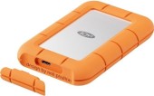 SSD LaCie Rugged Mini, 4 TB, USB 3.2 Gen 2x2, 2.5inch (Portocaliu)