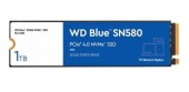 SSD Western Digital Blue SN580, 1TB, M.2, PCIe Gen4 x4, NVMe 1.4b