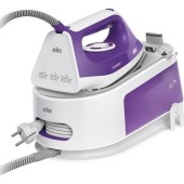 Statie de calcat Braun Carestyle 1 IS1014PU, 2200 W, 6 bar, Talpa FreeGlide3D, Alb/Violet