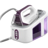 Statie de calcat Braun CareStyle 3 Pro IS3155VI, 2400 W, 6.5 bari, Talpa FreeGlide 3D, Alb/Violet