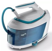 Statie de calcat cu abur Philips PerfectCare seria 6000 PSG6022/20, 2400 W, Rezervor 1.8 l, 6.5 bar, Jet de abur 500g (Alb/Albastru)