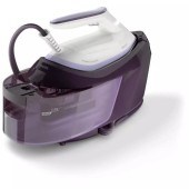 Statie de calcat cu abur Philips PSG6024/30, 2400W, 1.8 L, SteamGlide Plus (Alb/Mov)