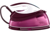 Statie de calcat Philips PerfectCare Compact GC7842/40, Optimal Temp, Talpa Steam Glide, 120 g/min, 400 g abur, 6.5 bari, 1500 ml, Smart Calc Clean (Violet)