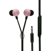 Stereo-Headset Luxury - rosé Zipper-Style