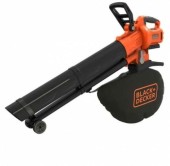 Suflanta si aspirator frunze Black & Decker BCBLV36B-XJ, 36 V, Capacitate colectare 40 L, Fara acumulator si incarcator (Negru/Portocaliu)