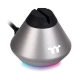 Suport cablu mouse Thermaltake Premium Argent MB1, iluminare RGB (Argintiu)