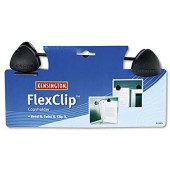 Suport documente FlexClip, 2 cleme de prindere, negru