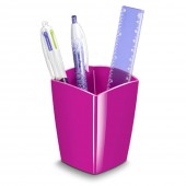 Suport instrumente de scris plastic CEP Gloss roz