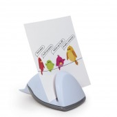 Suport pentru hartie plastic cu decapsator Rapesco bleu fondant