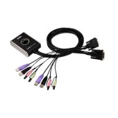 Switch KVM ATEN CS682, 2 porturi, 4x USB, 2x DVI, Audio 2.1, 1.8m