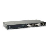 Switch LevelOne GEP-2651, PoE, Gigabit, 26 Porturi (Negru)