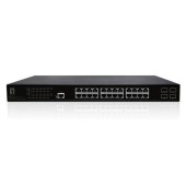 Switch LevelOne GEP-2861, PoE, Gigabit, 28 Porturi (Negru)