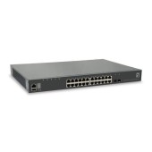 Switch LevelOne GTL-2881, 28 Porturi Gigabit, PoE (Negru)