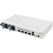 Switch Mikrotic CRS504-4XQ-IN, 1 x 10/100Mbps, 4 x 100 QSFP28, Procesor: 650 MHz, 64MB RAM, 16MB flash