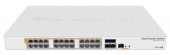 Switch MikroTik CRS328-24P-4S+RM, 24 porturi, Gigabit