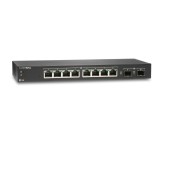 SWS12 8 porturi Gigabit, 2 porturi SFP, POE/POE+, static routing, firewall/cloud managed