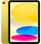 Tableta Apple iPad 10 Cellular (2022), Procesor A14 Bionic Hexa-Core, IPS LED Capacitive touchscreen 10.9inch, 256GB Flash, Camera 12MP, Wi-Fi, Bluetooth, 5G, iPadOS (Galben)