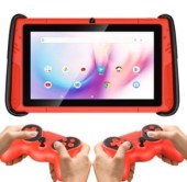 Tableta iSEN Pritom K7 PRO pentru copii, Rosu, 7 inch HD, 4GB RAM, 64GB ROM, Android 12, Camera dubla, Baterie 3500mAh, Wi-Fi, Bluetooth, GPS