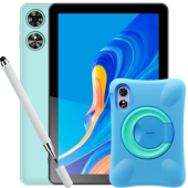 Tableta Oukitel OT6 Kids Green, 10 FHD+, 16GB RAM (4GB+12GB), 64GB ROM, Certificare TUV SUD, Carcasa protectie, Kids app, Android 13, 8000 mAh, Stylus Pen