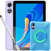 Tableta Oukitel OT6 Kids, Procesor Rockhip RK3562 Quad-Core, 4GB RAM, 64GB Flash, 5MP, Wi-Fi, Bluetooth, GPS, Android 13, Stylus Pen, Carcasa protectie (Violet)