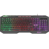 Tastatura Gaming Fury Hellfire 2, USB, iluminata (Negru)