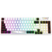 Tastatura Gaming Mecanica AQIRYS Adara RGB, USB, Switch HaiMu Pink, layout US (Alb)