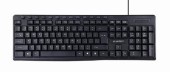 Tastatura Gembird KB-UM-107, USB, 104 taste, 13 taste multimedia, Layout US (Negru)