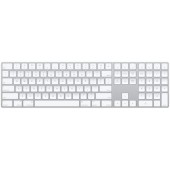 Tastatura Wireless Apple Magic Keyboard MQ052LL/A, Bluetooth, Tastatura numerica (Alb)