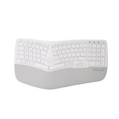 Tastatura wireless Delux GM902A, Bluetooth/USB (Alb)