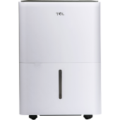 TCL Dezumidificator de aer TCL DEL10EB, 10 l/zi, 270 W, Clasa I, Capacitate rezervor 1.5 l, Debit aer 100 m3/ora, Alb