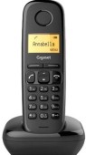 Telefon DECT fara fir Gigaset A170, Caller ID (Negru)