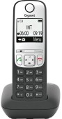 Telefon DECT fara fir Gigaset A690, Caller ID (Negru)