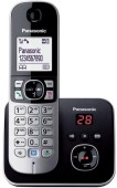 Telefon Fix Panasonic KX-TG6821FXB, Robot digital (Negru)