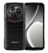 Telefon Mobil Doogee DK10, Procesor Mediatek Dimensity 8020, AMOLED 6.67inch, 12GB RAM, 512GB Flash, Camera Quad 50 + 16 + 50 + 64 MP, Wi-Fi, 5G, Dual Sim, Android (Negru Piele)