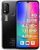 Telefon Mobil iHunt S22 Ultra, Procesor Quad-Core MTK6761, Ecran IPS 6.1inch, 2GB RAM, 32GB Flash, Camera Duala 13 + 5 MP, Wi-Fi, 4G, Dual SIM, Android (Negru)