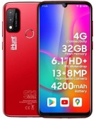 Telefon Mobil iHunt S22 Ultra, Procesor Quad-Core MTK6761, Ecran IPS 6.1inch, 2GB RAM, 32GB Flash, Camera Duala 13 + 5 MP, Wi-Fi, 4G, Dual SIM, Android (Rosu)