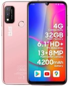 Telefon Mobil iHunt S22 Ultra, Procesor Quad-Core MTK6761, Ecran IPS 6.1inch, 2GB RAM, 32GB Flash, Camera Duala 13 + 5 MP, Wi-Fi, 4G, Dual SIM, Android (Roz)