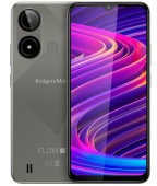 Telefon Mobil Kruger&Matz Flow 11, Procesor Unisoc SC9863A Octa-Core, Ecran IPS 6.56inch, 4GB RAM, 64GB Flash, Camera 13 MP, Wi-Fi, 4G, Dual SIM, Android (Gri)