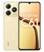 Telefon Mobil Realme C61, Procesor Unisoc Tiger T612, Ecran IPS LCD 6.78inch, 6GB RAM, 256GB Flash, Camera 32MP, Wi-Fi, 4G, Dual Sim, Android (Auriu)