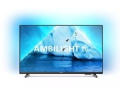 Televizor LED Philips 80 cm (32inch) 32PFS6908/12, Full HD, Smart TV, Ambilight pe 3 laturi, WiFi, CI+