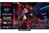 Televizor QLED TCL 165 cm (65inch) 65C745, Ultra HD 4K, Smart TV, WiFi, CI+